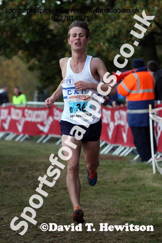 Senior men, 2016 National Cross Country Relays, Berry Hill Park, Mansfield. Photo: David T. Hewitson/Sports for All Pics